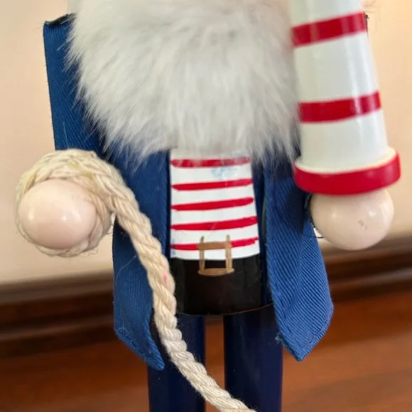 Sailor Nutcracker Anchor Lighthouse Nautical Holiday Christmas Outer Banks Beach - Picture 6 of 11